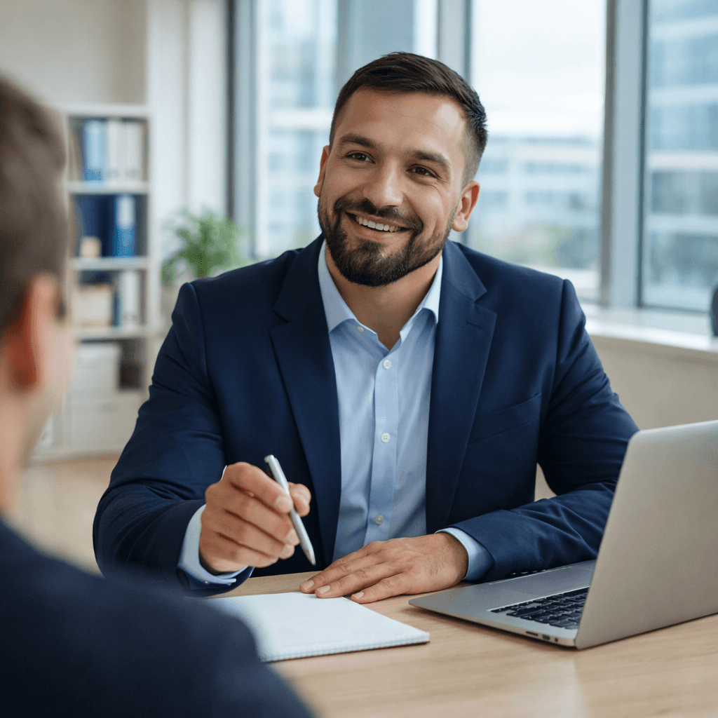 Beratungssituation bei Kramer & Partner